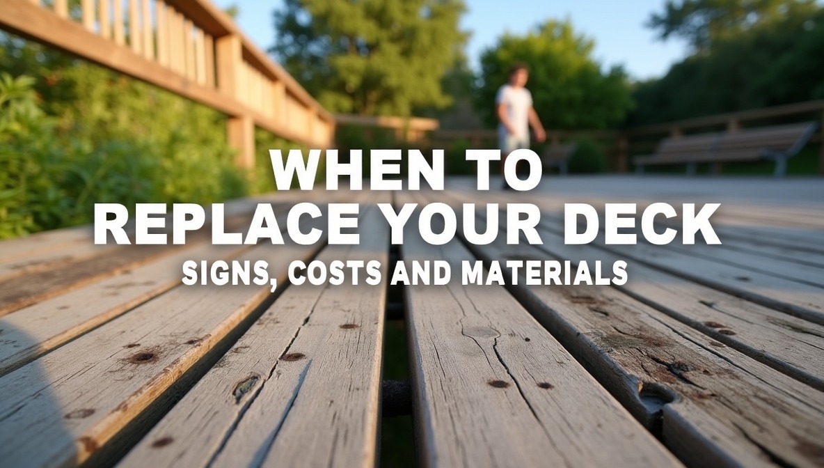 When to Replace Your Deck: Signs, Costs, and Best Materials