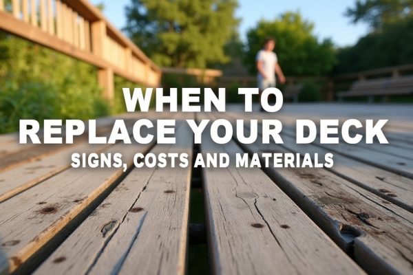 When to Replace Your Deck: Signs, Costs, and Best Materials