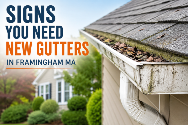 Signs You Need New Gutters in Framingham MA
